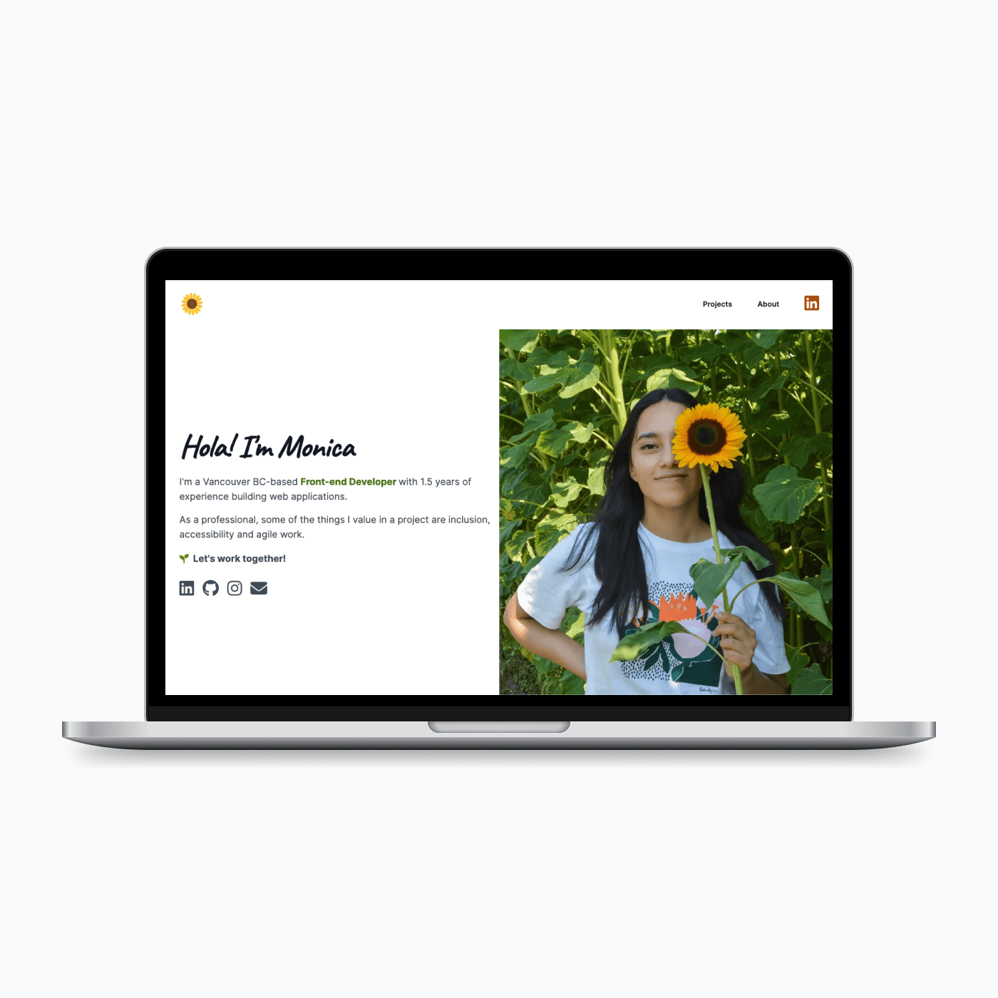 Monica Zarate's Website Home Page